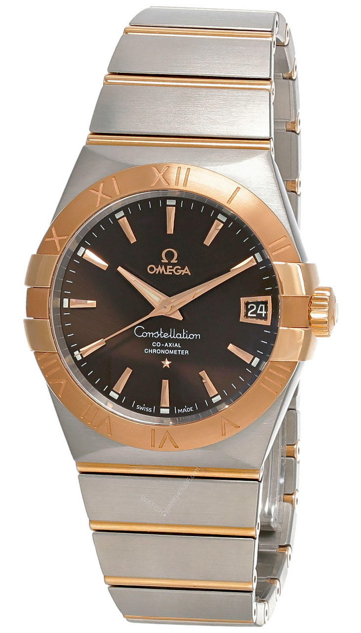OMEGA Watches CONSTELLATION CO-AXIAL 38MM 18K MEN'S WATCH 123.20.38.21.13.001 - Click Image to Close